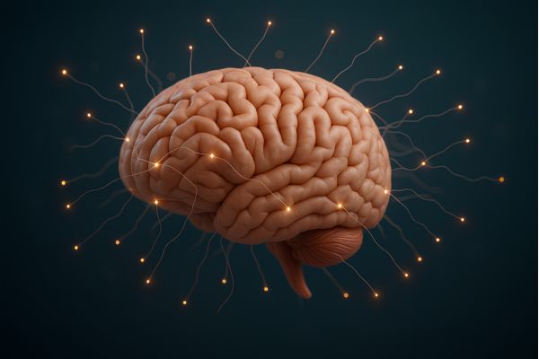 cerebro cerebro com fundo preto
