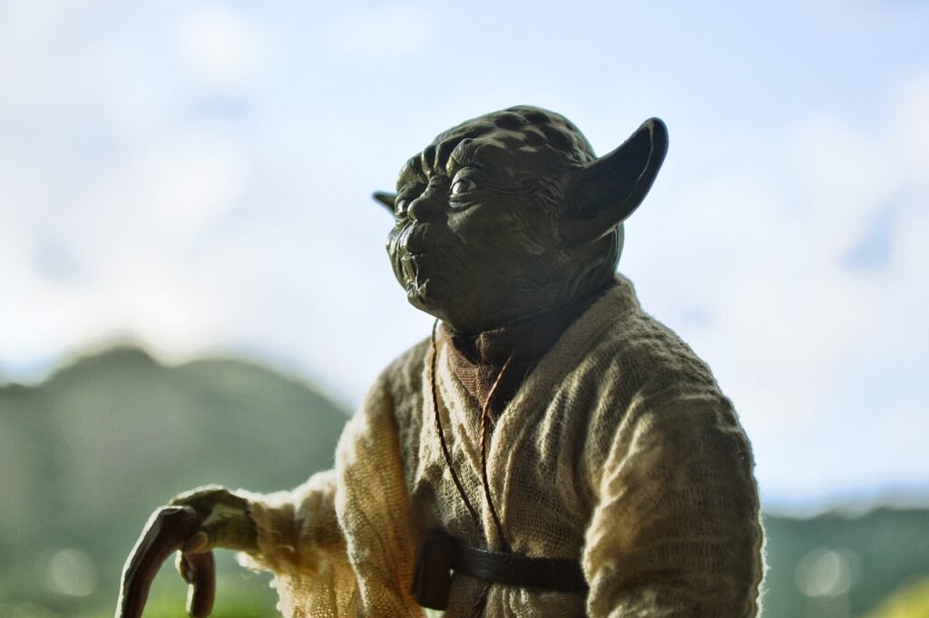 Uma imagem do mestre yoda