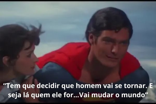 superman superman voando com uma mulher