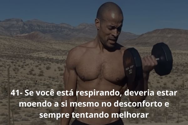 david goggins levantando peso