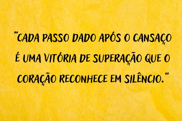 frase superação quadro amarelo com frase de superação