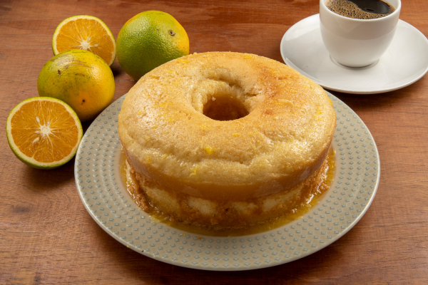 Bolo de Laranja Fofinho Para Adoçar Sua Família