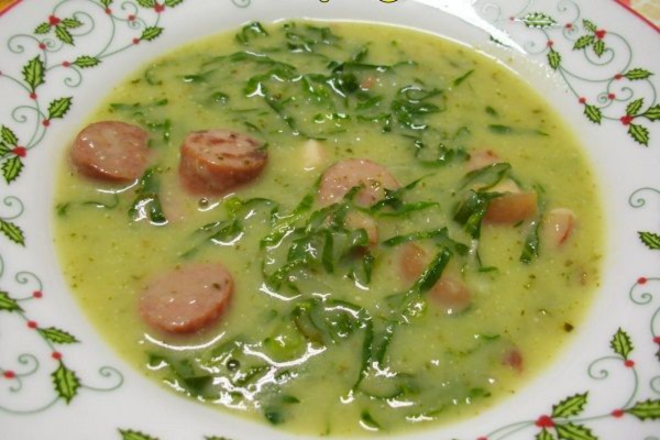 prato com caldo verde 