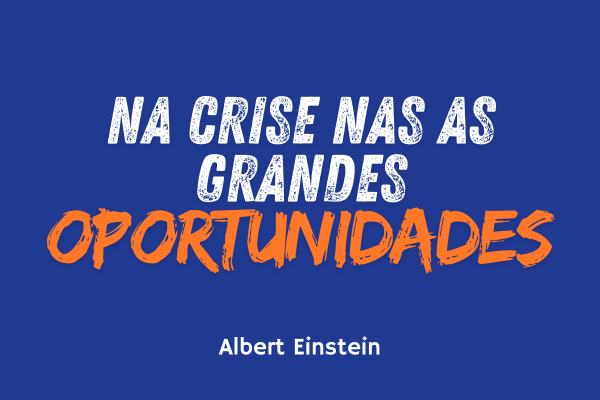 quadro em azul com frase motivacional