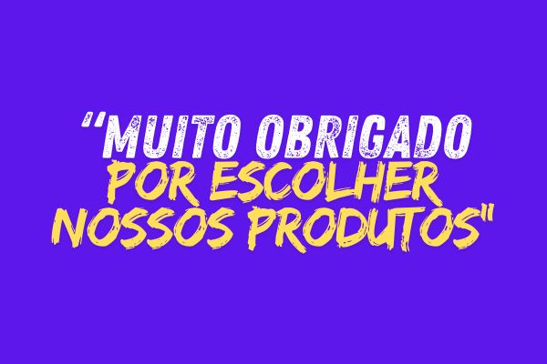 frases em branco e amarelo com fundo lilá