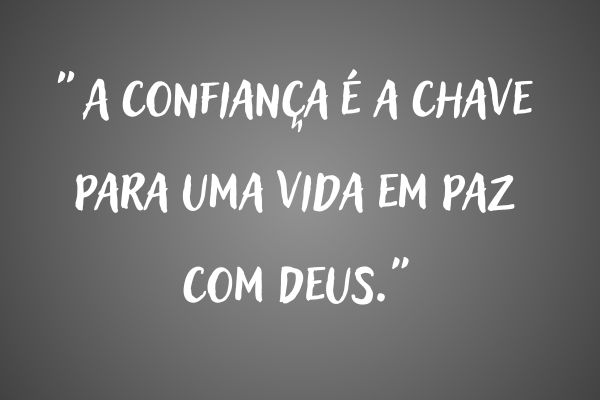 frase com fundo cinza