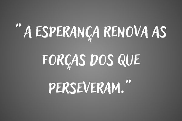 frase com fundo cinza