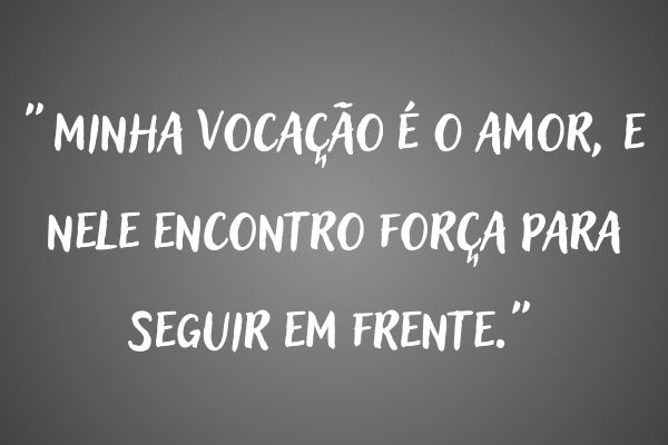 frase com fundo cinza