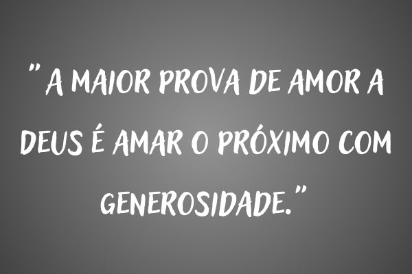frase com fundo cinza