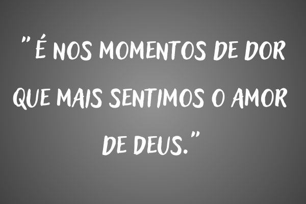 frase com fundo cinza