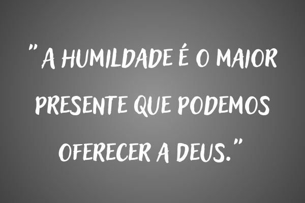 frase com fundo cinza