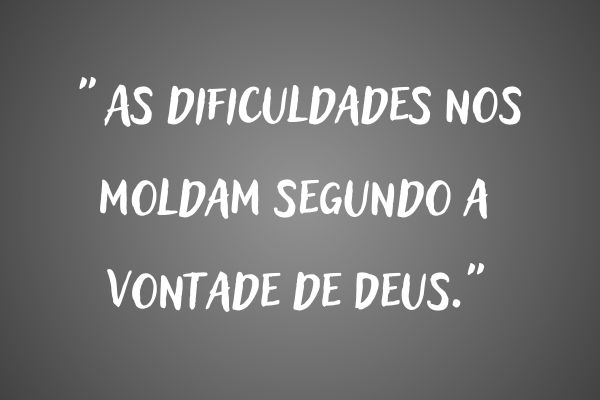 frase com fundo cinza