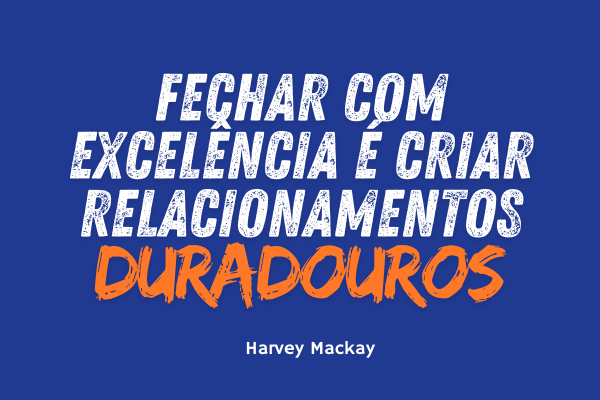 quadro em azul com frase motivacional de vendas