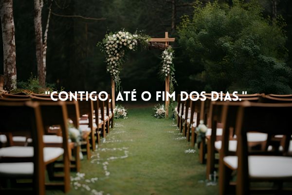 frases para por aliança