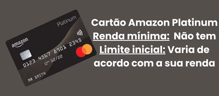 cartão de crédito amazon platinum cartão de crédito amazon platinum