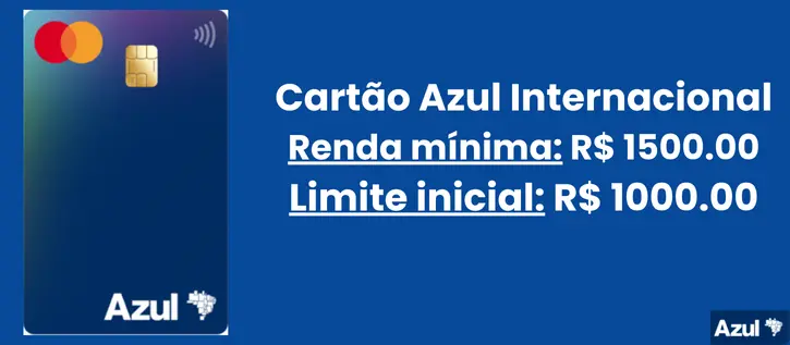 cartão azul internacional cartão azul internacional