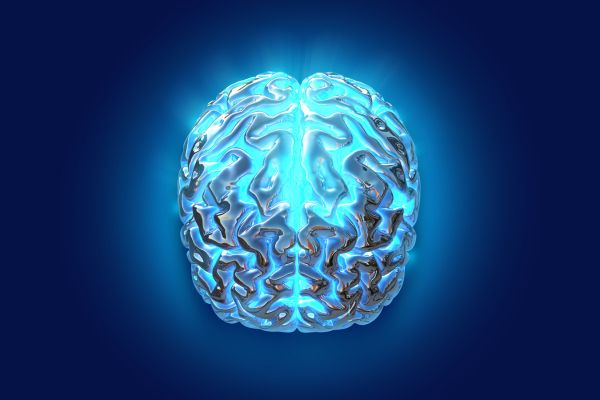 tratamento de tept cerebro com fundo azul